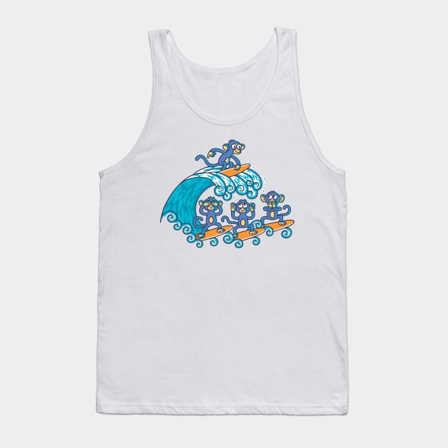 Big wave Tank Top by byTxemaSanz